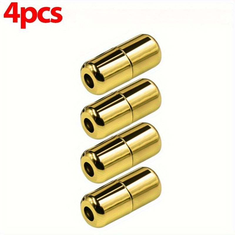 Unisex Metal Capsule Shoelaces Semi-Circular Buckle No Strap Connectors