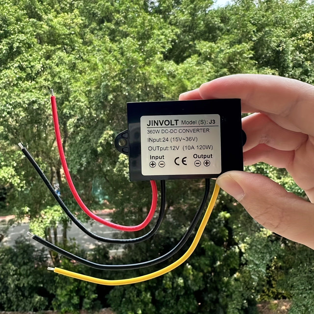 Módulo convertidor buck DC-DC 24V a 12V 10A 120W fuente de alimentación industrial y automotriz