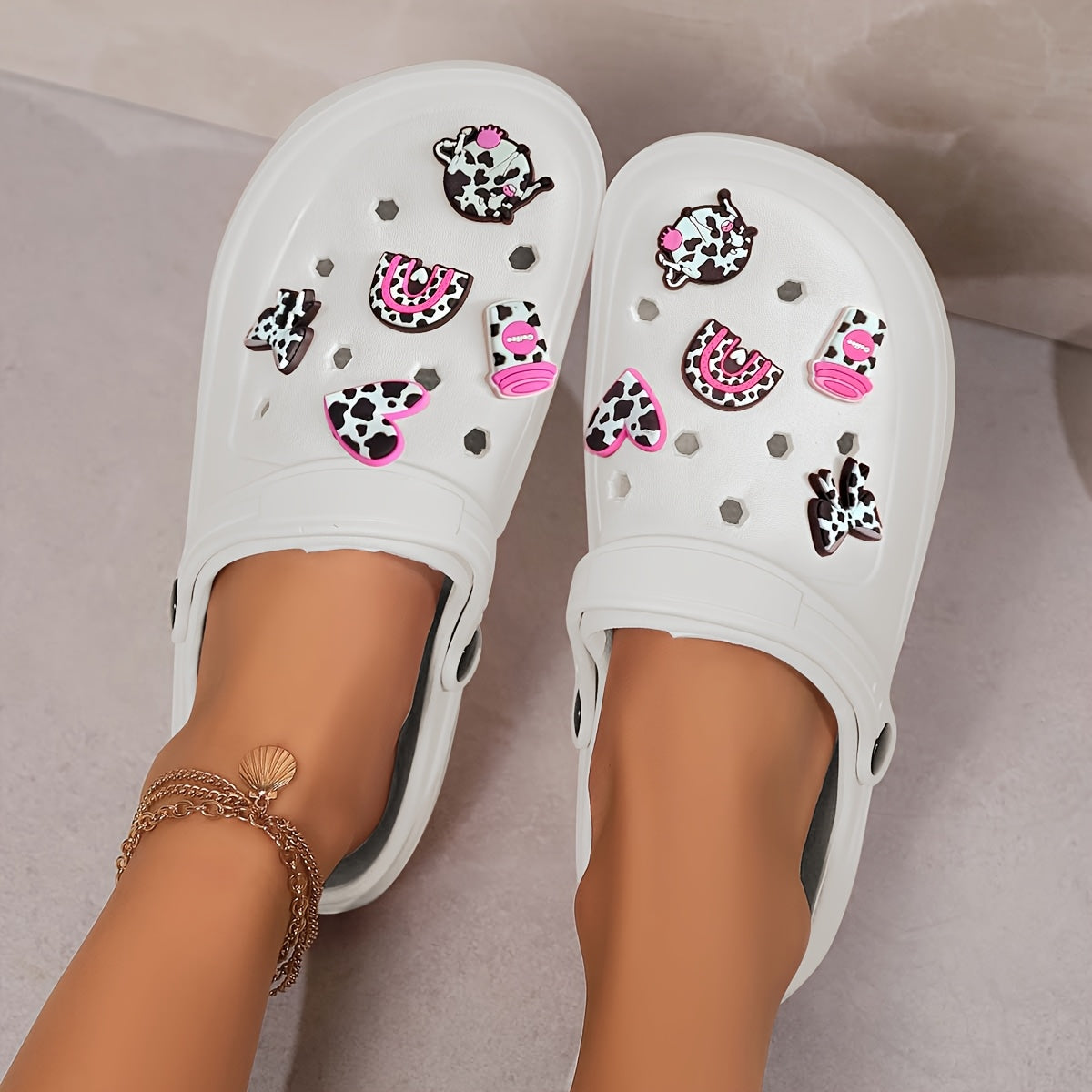 Women's EVA Beach Clogs Slip-On Sandals with Ventilation Holes and Cushioned Comfort