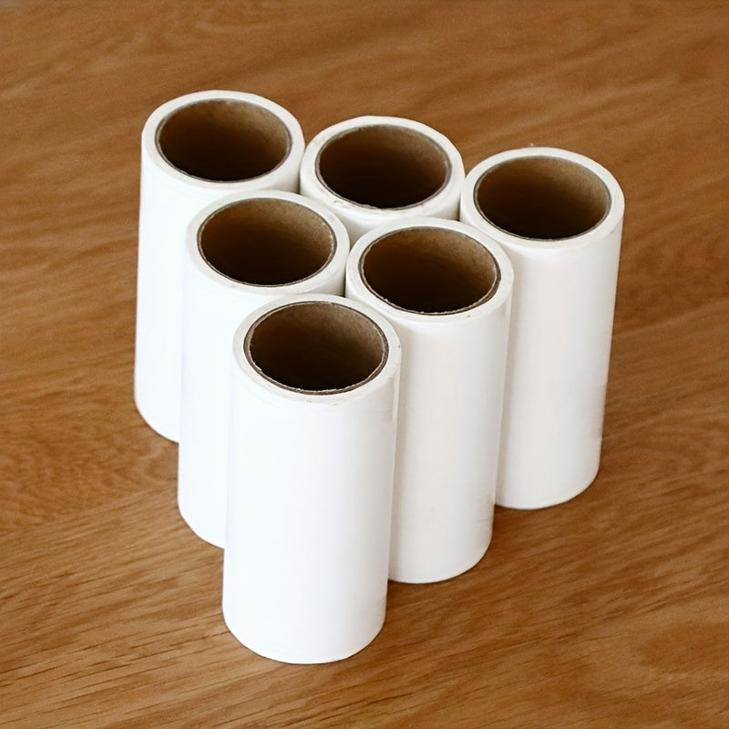 Portable Lint Remover with Sticky Sheets and Reusable Refills for Clothes Furniture and Car Cleaning