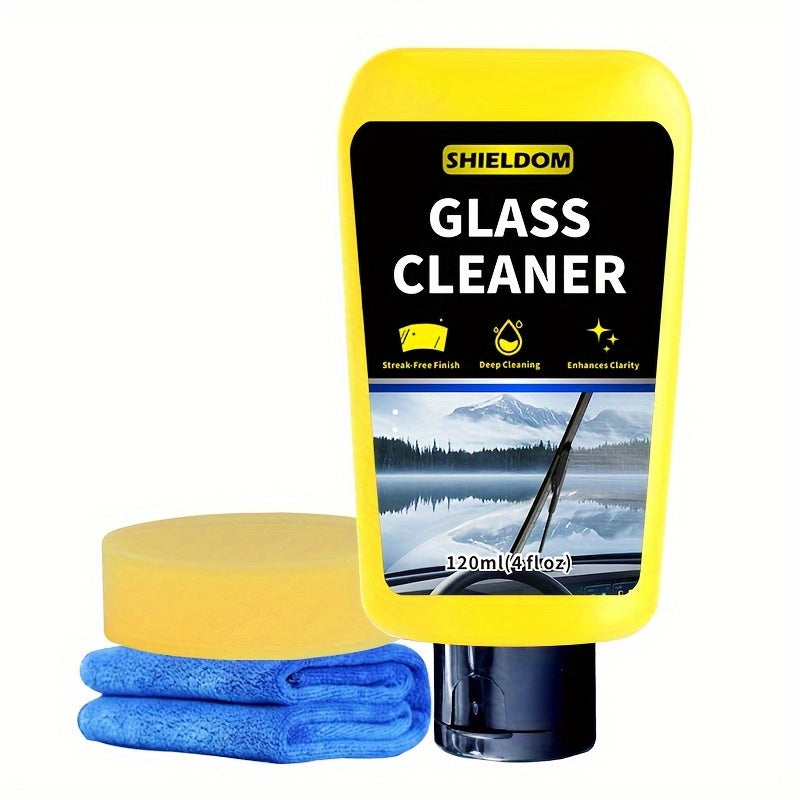 Pasta limpiadora de cristales para parabrisas y espejos, antiniebla, sin marcas, 120ml