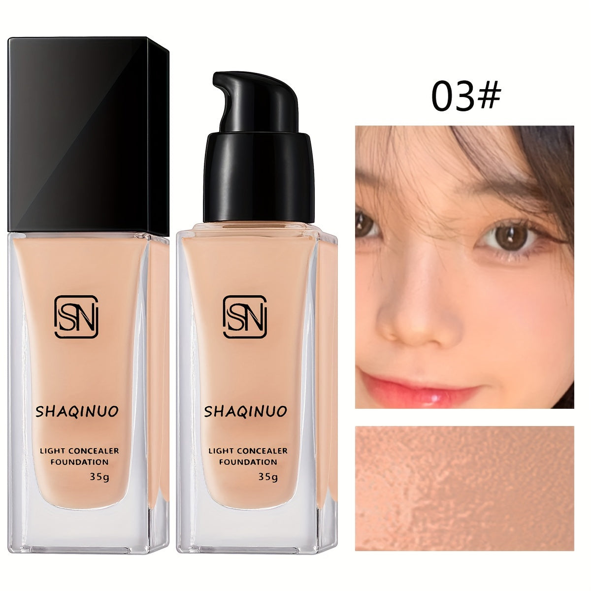 Hydrating Waterproof BB Cream Foundation for All Skin Tones with Pore Minimization