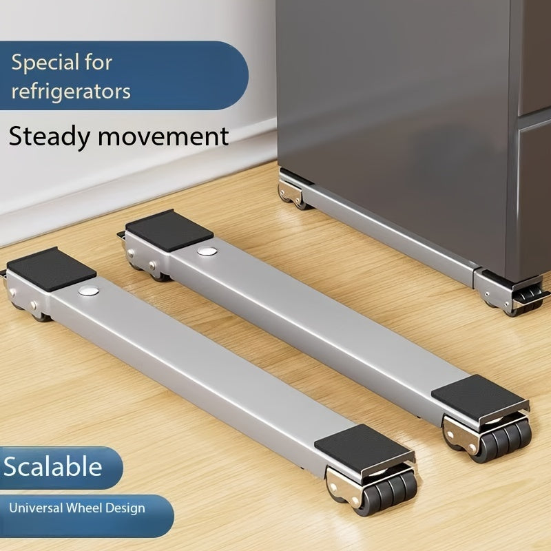 Adjustable Stainless Steel Washing Machine Stand with Non-Slip Feet 300KG Capacity