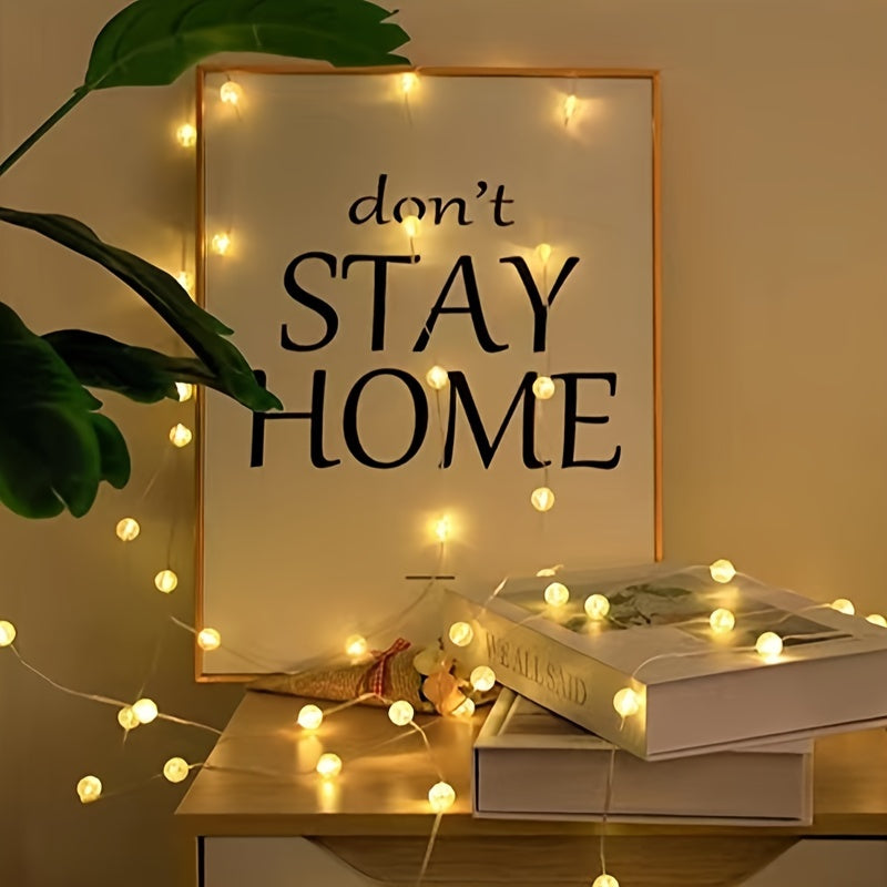 Sozlanadigan kechki yoritgichli LED sehrli chiroqlar, plastik chiroq soyaboni, ichki Rojdestvo bayrami bezaklari