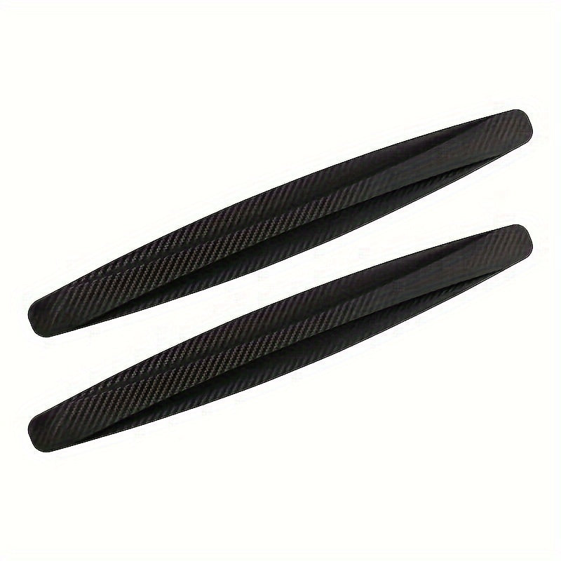 2pcs Rubber Car Corner Bumper Guards Anti-Scratch Universal Front Rear Protectors