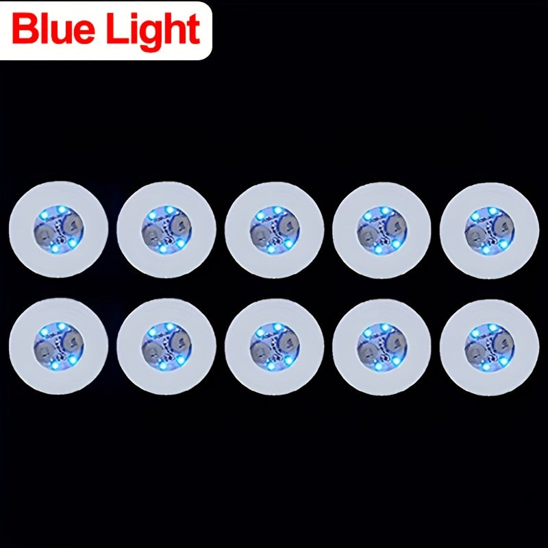 LED Coaster Stickers Sets of 1 5 or 10 for Drinking Glasses Wine Bottles Party Decor