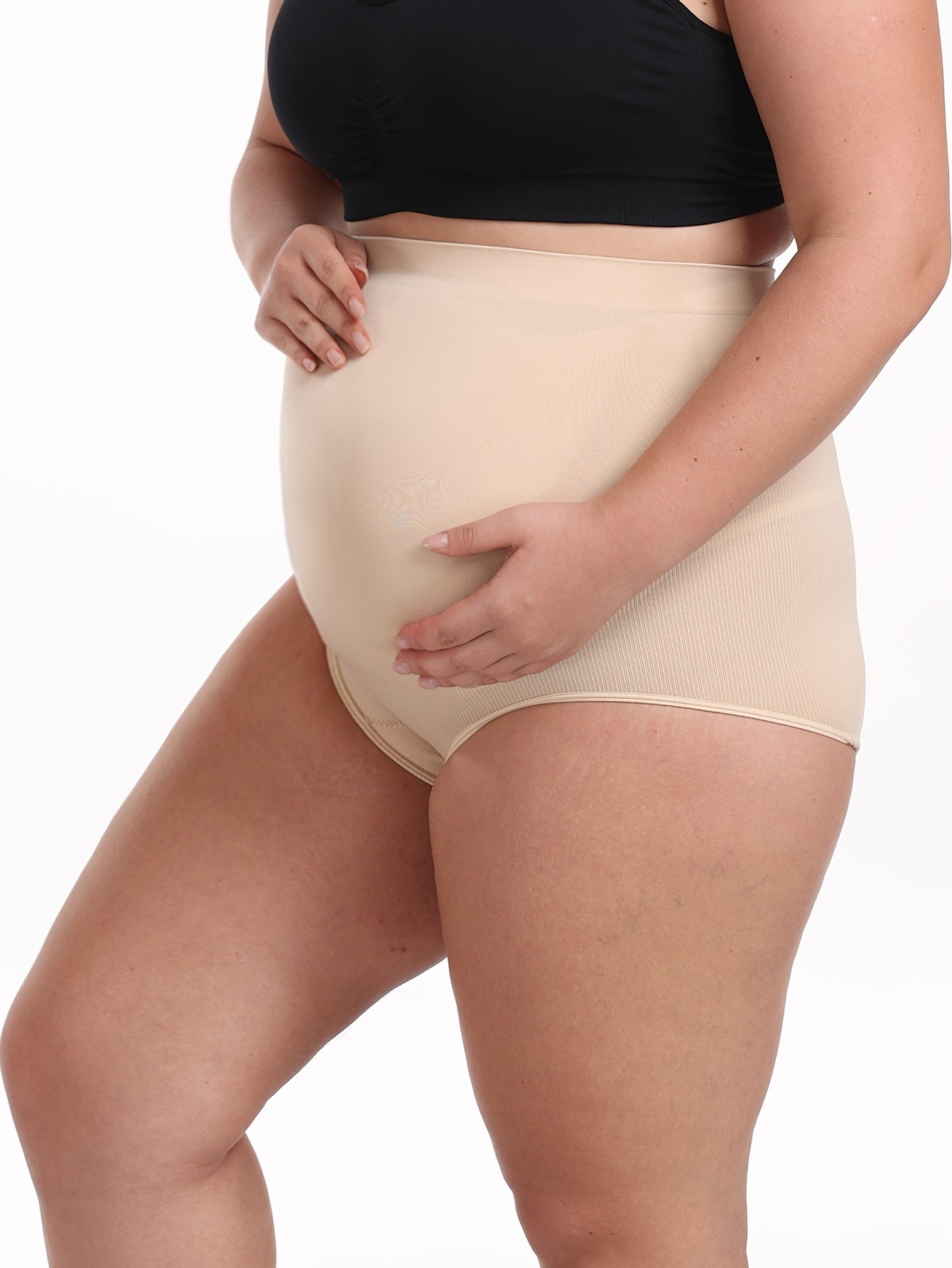 Women's Seamless Breathable High-Waisted Yoga Shorts Tummy Control Leggings