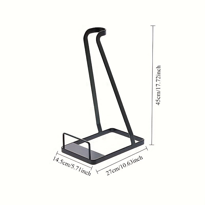 Mustahkam plastik turuvchi bitta vakuumni ushlab turadi, simsiz tayoq vakuumlari uchun erkin turishi yoki devorga o'rnatilishi mumkin, uy yoki garajni tartibga solish uchun mukammal minimalist dizaynga ega.