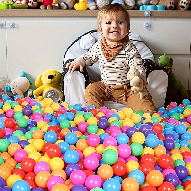 Indoor Plastic Ball Pit Balls Set of 50 or 100 Colorful Ocean Balls for Kids