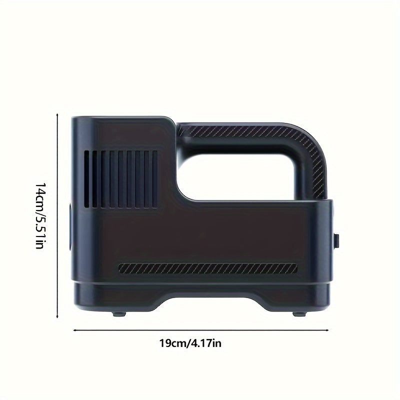 Portable Tire Inflator with LED Light for Cars and Motorcycles Cigarette Lighter Powered