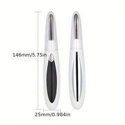 Rizador de pestañas eléctrico recargable por USB con 3 configuraciones de temperatura, rotación de 360 grados, batería de larga duración y portátil