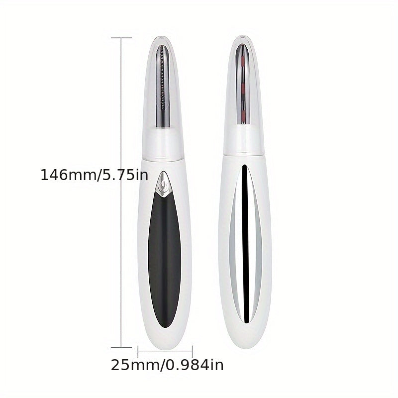 Rizador de pestañas eléctrico recargable por USB con 3 configuraciones de temperatura, rotación de 360 grados, batería de larga duración y portátil