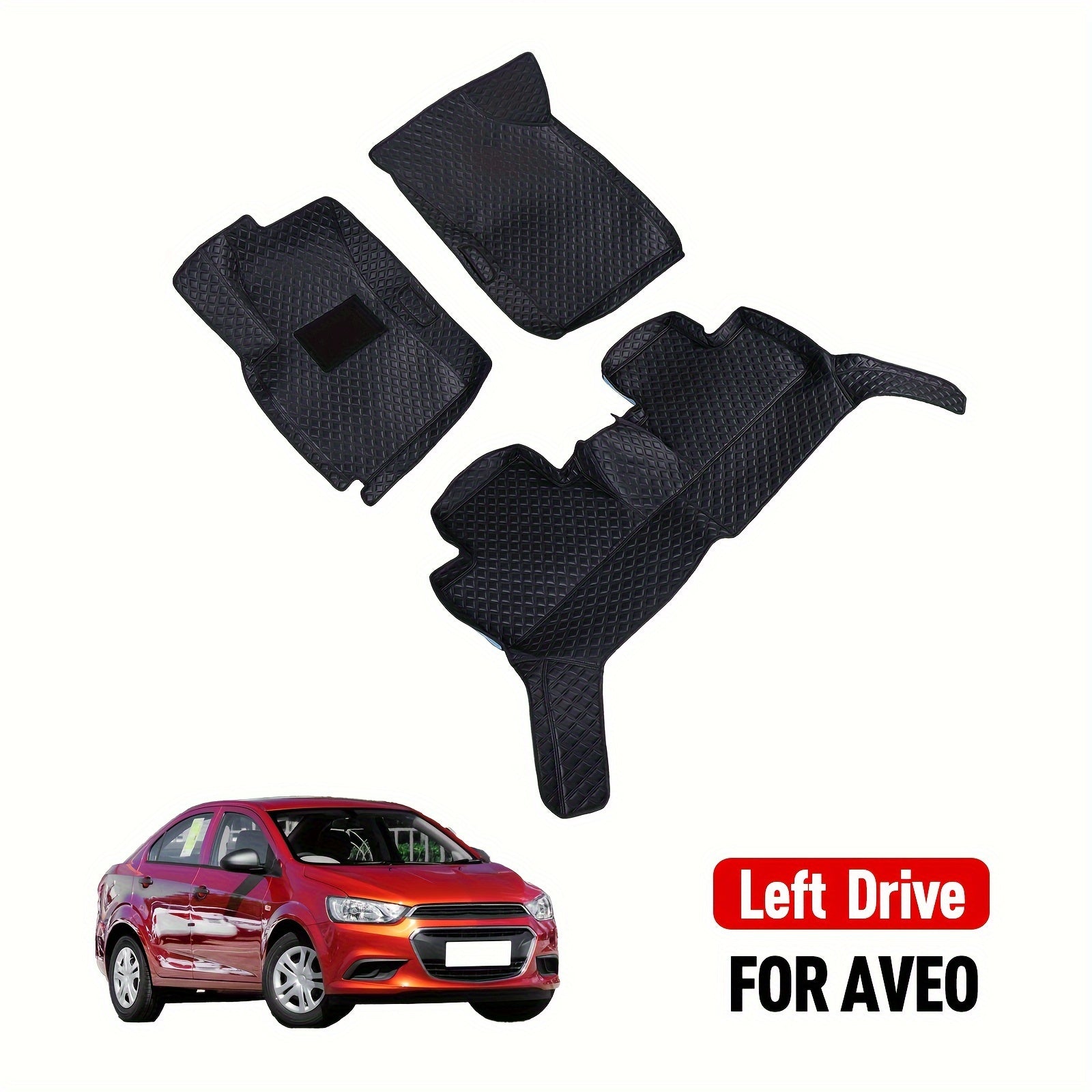 Full Coverage Anti-Slip Car Floor Mats for Sedan 2014-2023 Durable Material