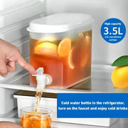 Large Capacity Refrigerator Water Dispenser with Spigot Tap, No Electricity