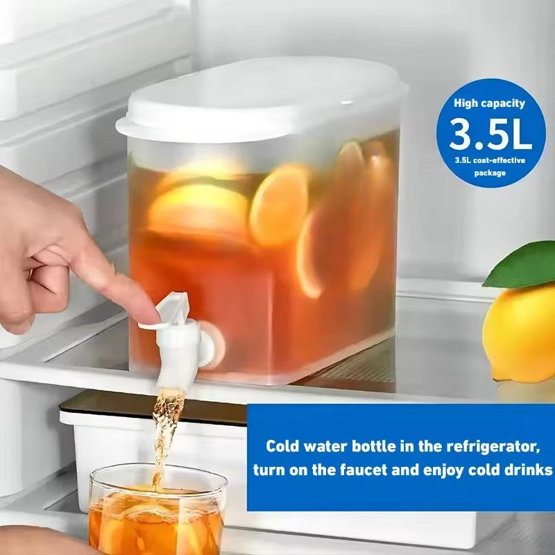 Large Capacity Refrigerator Water Dispenser with Spigot Tap, No Electricity