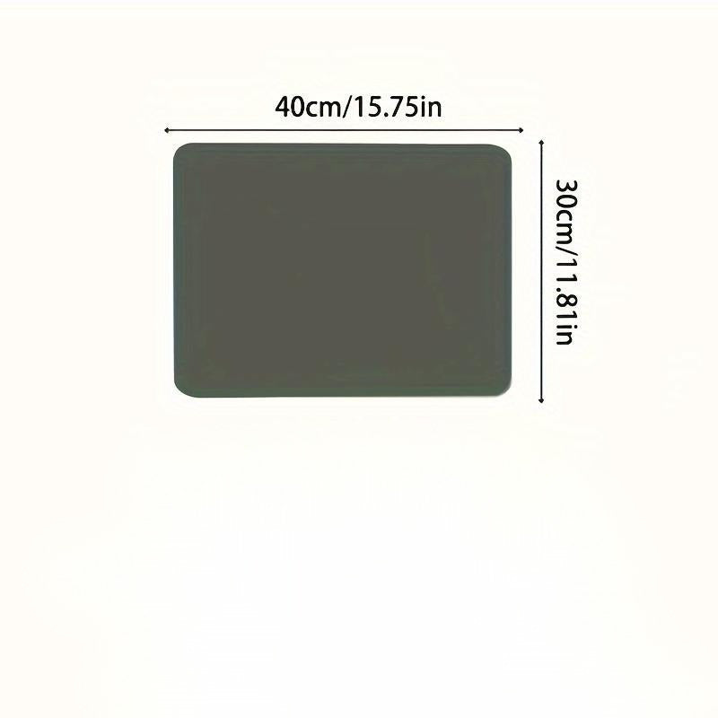 Qora 3D Rose idishlarni quritish matosi, sirpanmaydigan, so‘riladigan oshxona stolini himoyalovchi