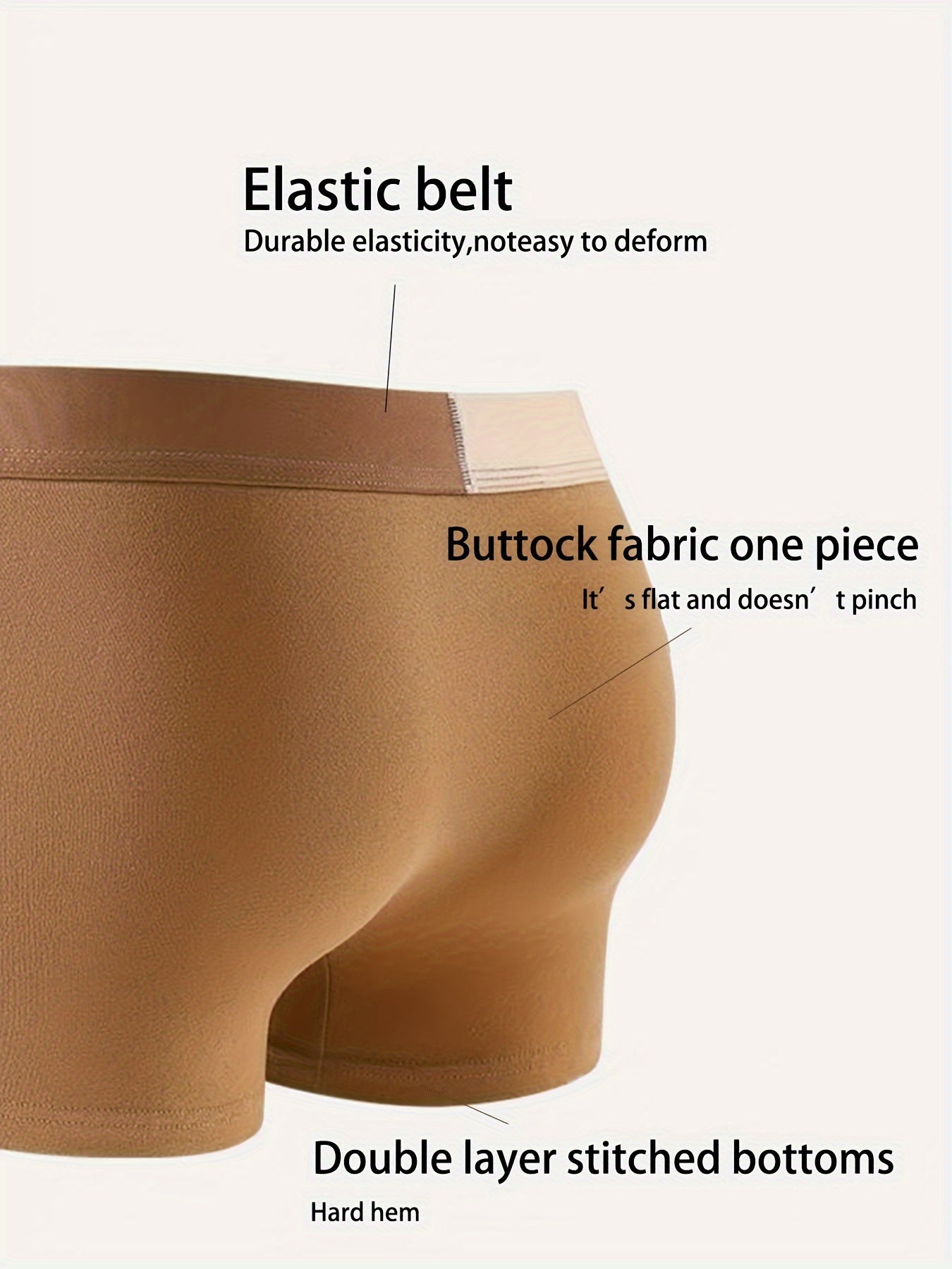 Men's Cotton Boxer Briefs Set 7 Pack Breathable Comfortable Sports Trunks