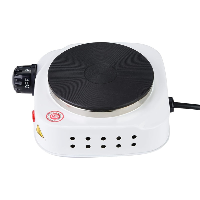 Oq portativ mini elektr pechka bilan 5- bosqichli harorat nazorati, kompakt dizayn va Evropa rozetkasi - Oshxona, hunarmandchilik, DIY uchun ajoyib