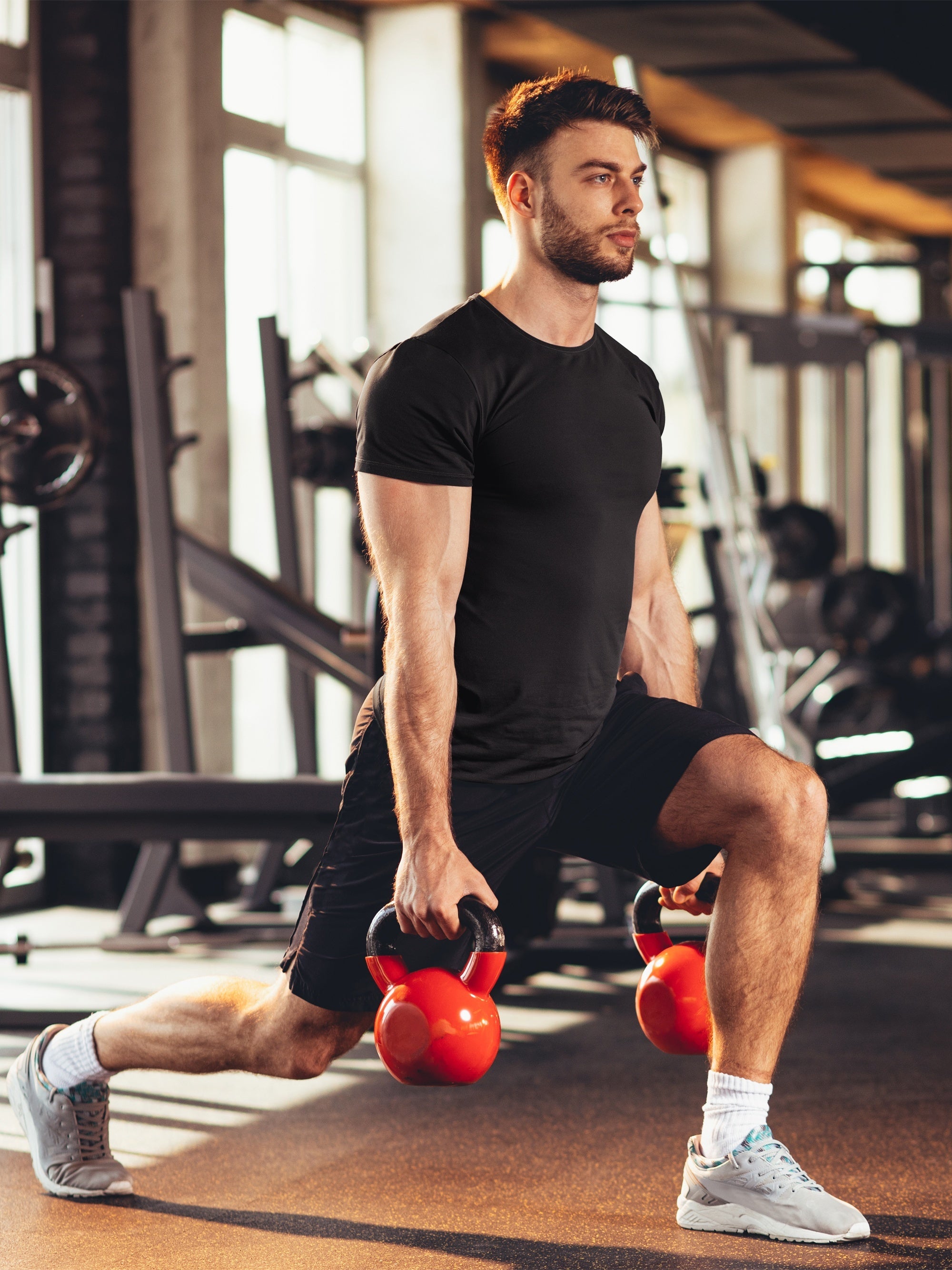 Plus Size Men's 5-Pack Sports Casual Quick Dry Breathable Running T-Shirts