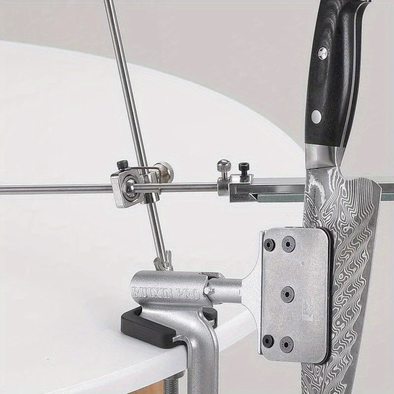 Juego de herramientas de afilado manual de aleación de aluminio con base antideslizante y ángulo ajustable