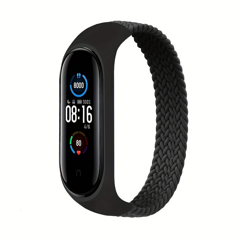 Nylon Braided Single Circle Stretch Wristband for Xiaomi Smartwatch Watch Band