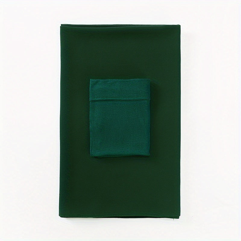 Pink and Gray Chiffon Hijab Scarf Set with Undercap Woven Polyester Stylish Headscarf for Women