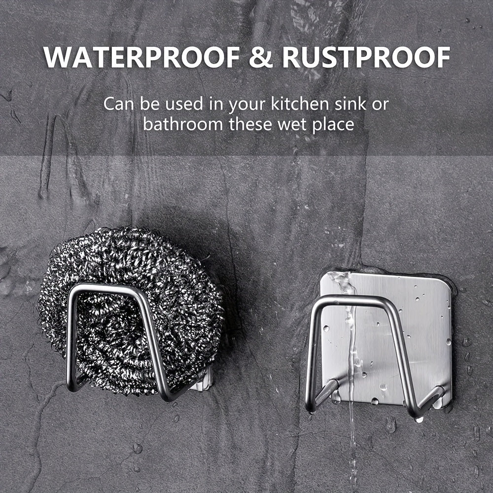 Naychali po'latdan yasalgan devorga o'rnatiladigan cho'tka qutisi - tasodifiy uslubdagi metall cho'tka ushlagich, oson o'rnatiladigan oshxona saqlash tokchasi tozalash vositalari uchun, burgusiz o'rnatish talab qilinmaydi.