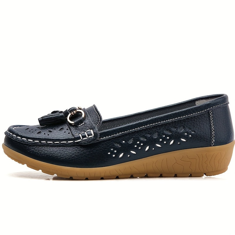 Women Breathable Casual Wedge Flats Plus Size Summer Shoes