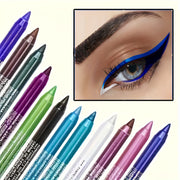 12-Piece Waterproof Eyeliner Set with Shimmering Effects, Eyeshadow and Highlighter