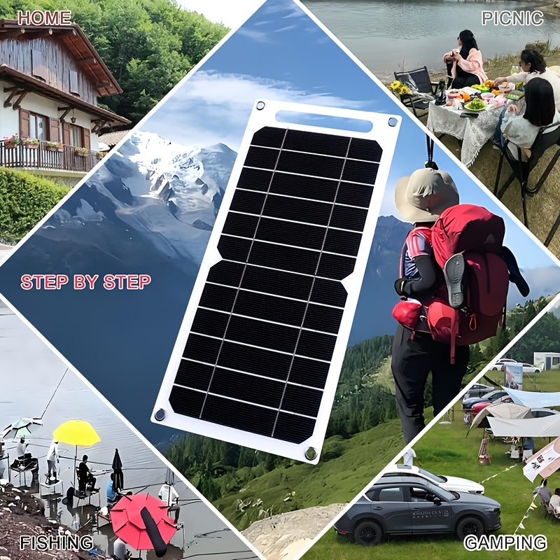 Portable Solar Panel Charger for Camping and Outdoor Use Removable Magnetic Solar Power