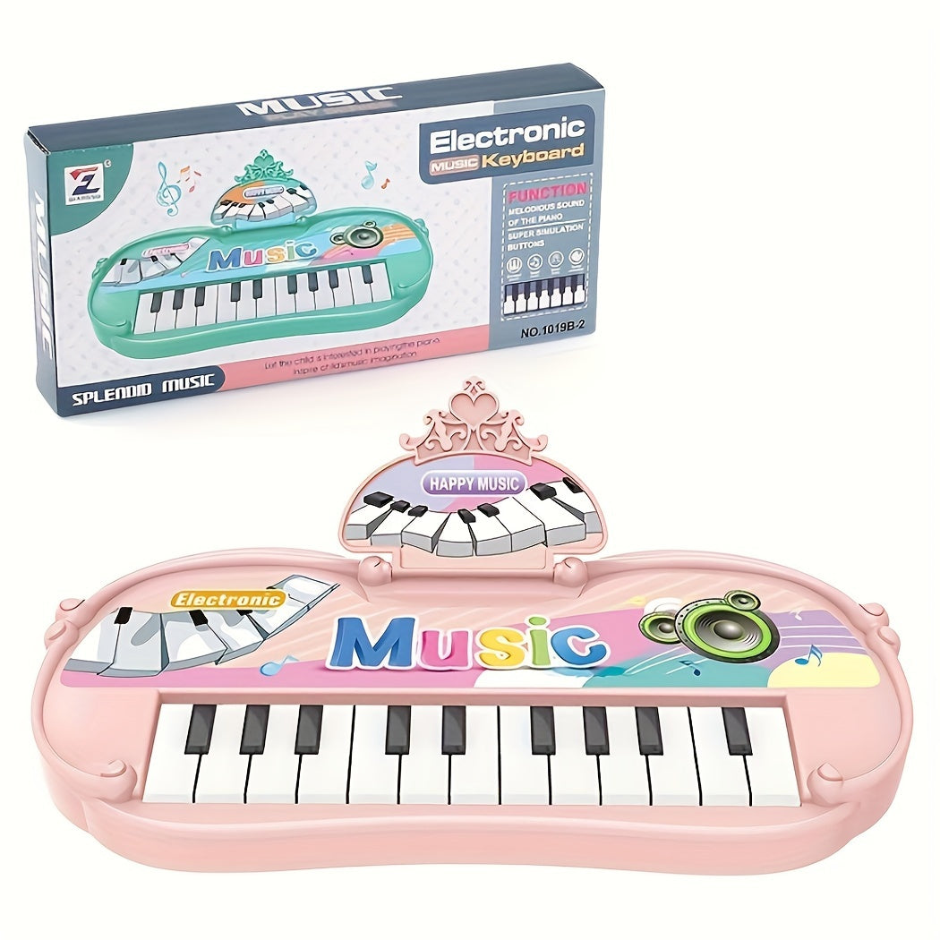 Electronic Keyboard Toy for Kids 13 Keys Educational Musical Instrument in Multiple Colors
