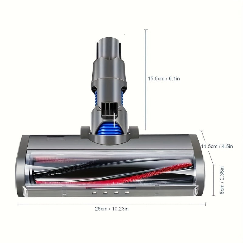 Электрическая насадка-щетка для пола для пылесоса Dyson V6 с LED-освещением и присоской