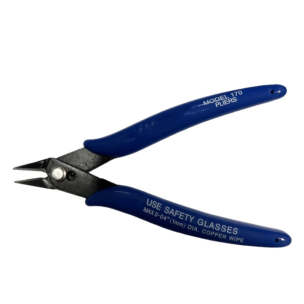 Blue Cast Iron Multi-Functional Pliers for Wire Cutting and Stripping