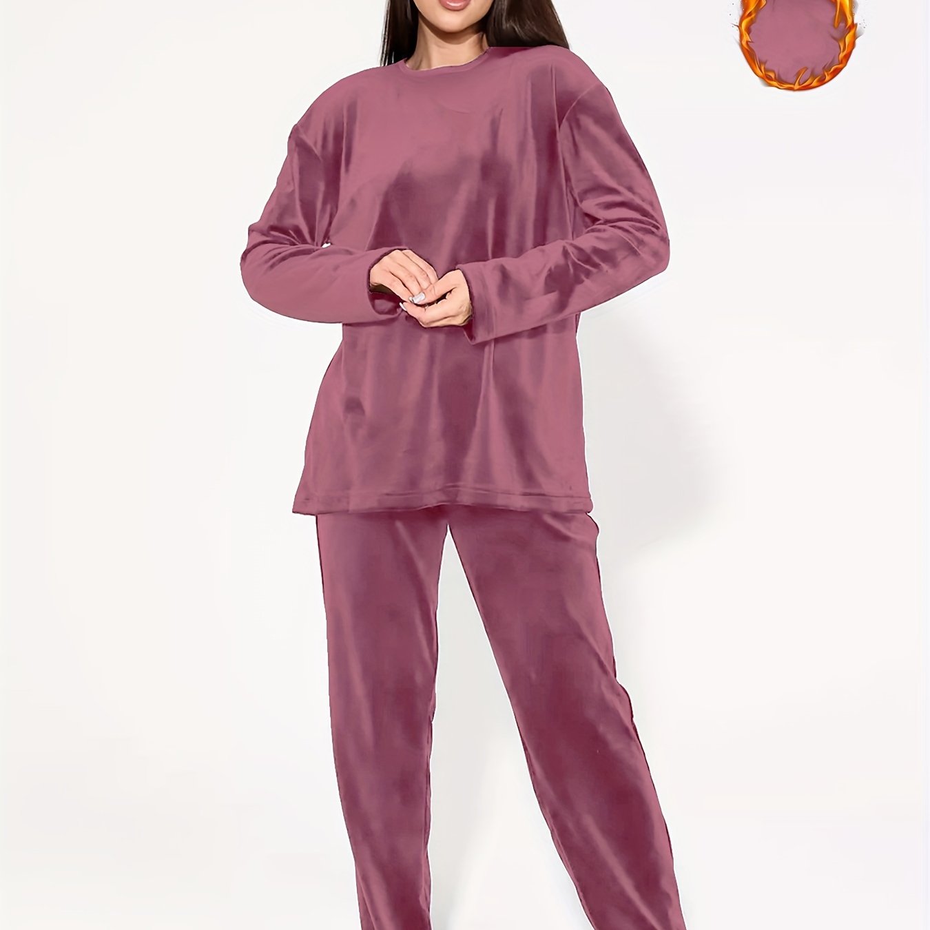 Conjunto de dos piezas de terciopelo para niñas, con pantalones de manga larga, otoño e invierno