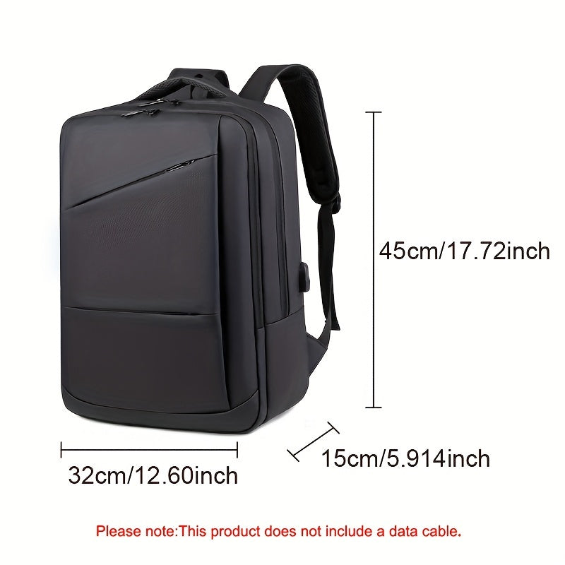 Mochila de negocios para hombre de gran capacidad, Oxford duradero con cremallera, para desplazarse y escuela