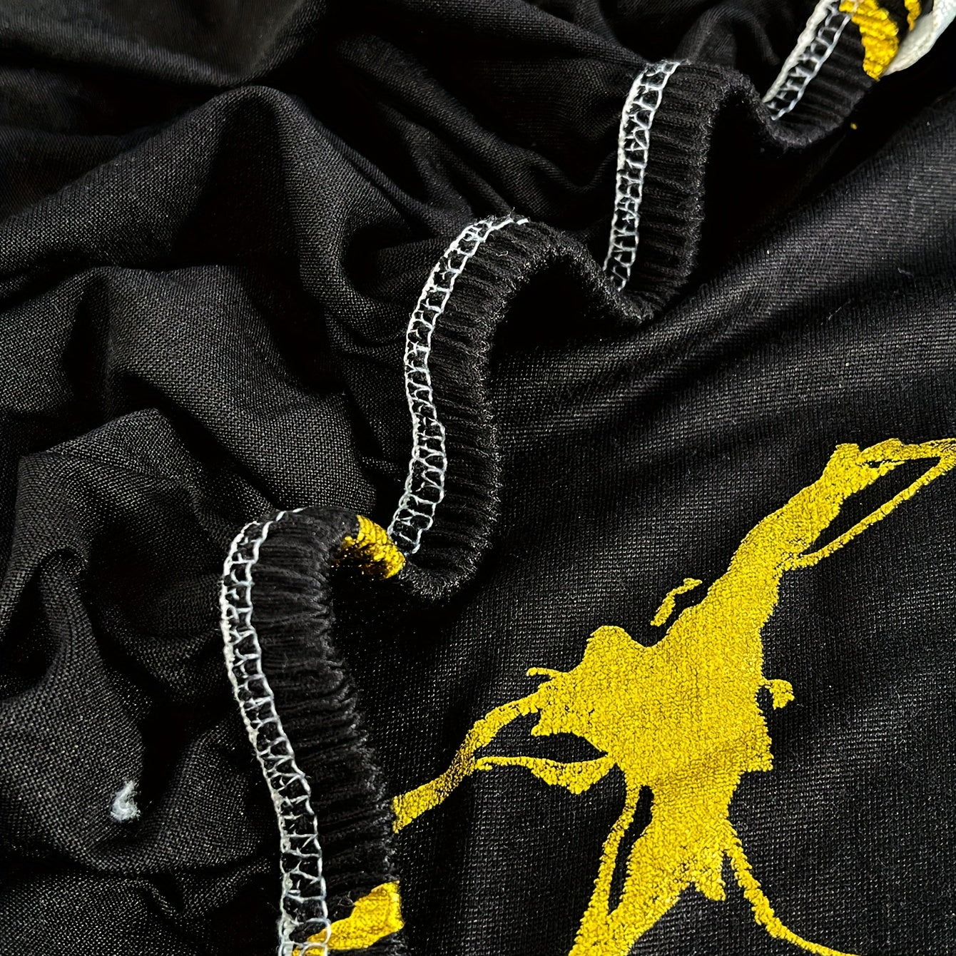 Black Bronzing Stretch Sofa Cover with Elastic Band for Living Room and Bedroom