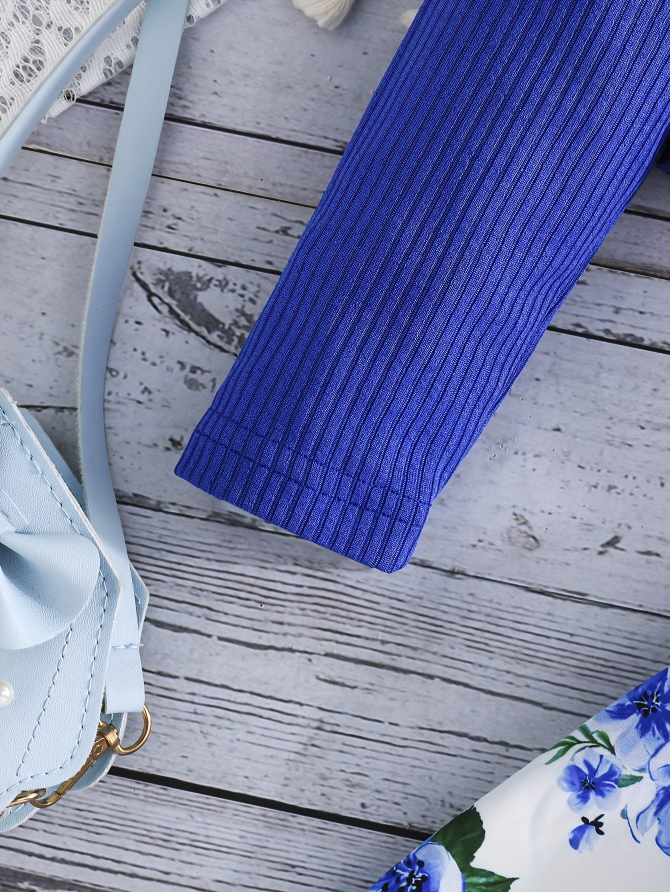 Girls Floral Print Vest Dress with Long Sleeve Jacket for Spring Fall