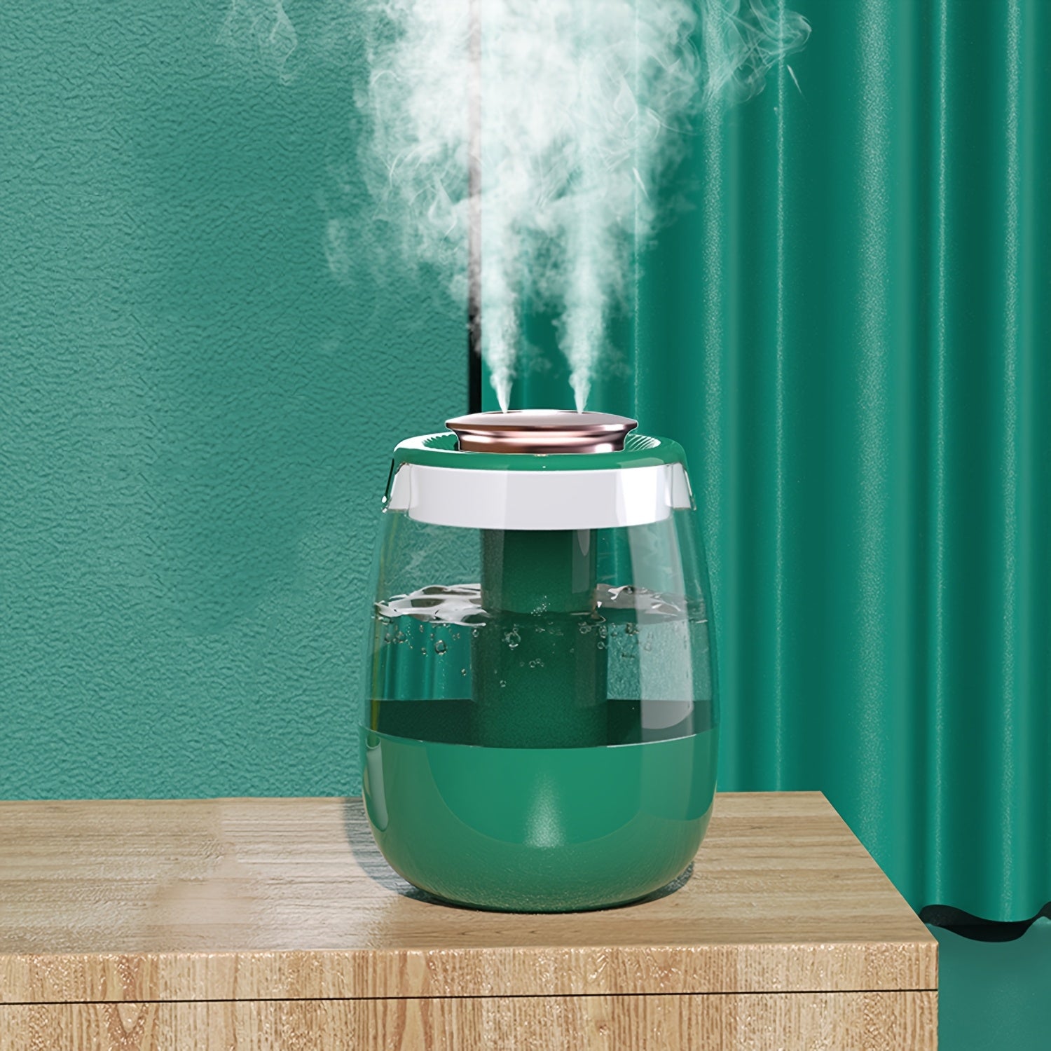 Silent Mist Humidifier for Bedroom and Office Desk USB Portable Quiet Spa Diffuser