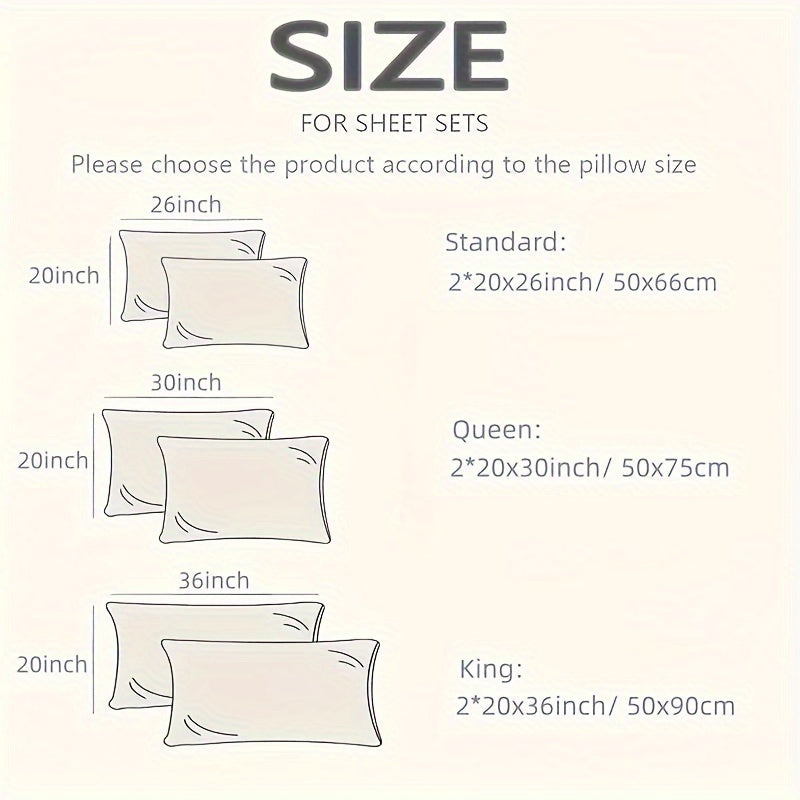 Solid Color Satin Pillowcase for Hair and Skin Protection Breathable and Luxurious Bedding