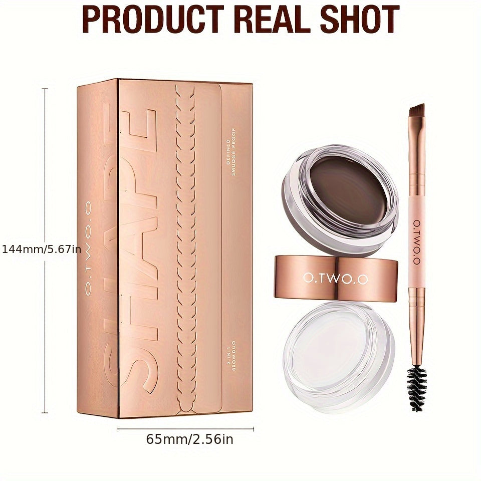 Gel para cejas para mujeres, crema y cera, a prueba de agua, de larga duración, para dar forma