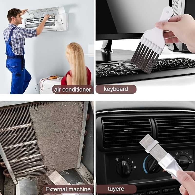 Adjustable Plastic Fin Comb Set for Refrigerator Evaporator Radiator and Coil Cleaning