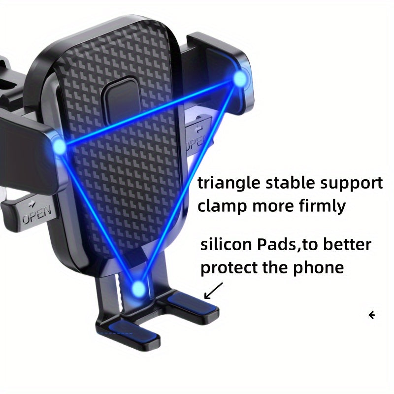 Universal avtomobil telefon uchun tutqich havo ventili uchun o'rnatish 360 daraja aylantirish navigatsiya qurilmasi uchun tur