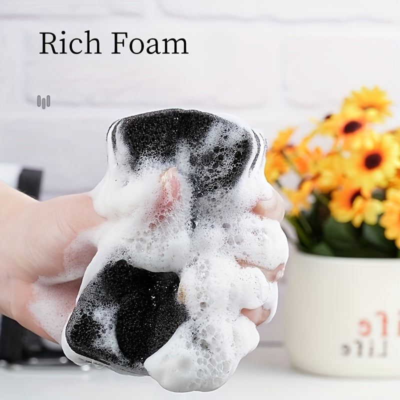 Pack of 12 Double-Sided Kitchen Cleaning Sponges, Oil-Resistant, Versatile