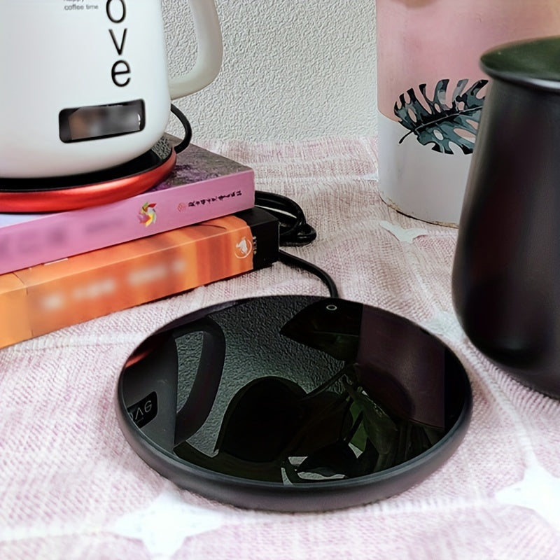 Electric Coaster 4-Inch USB Powered Keeps Coffee at 55°C Aluminum Alloy