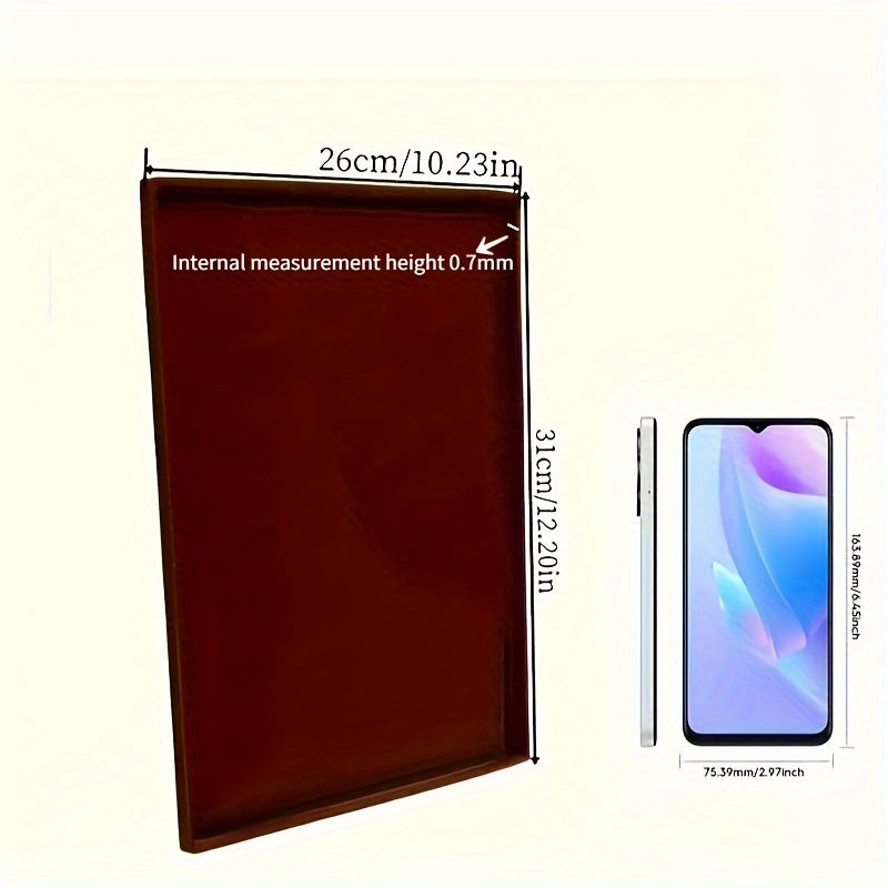 Silicone Swiss Roll Cake Mat - 30.99cm X 25.98cm - Pishirish asboblari