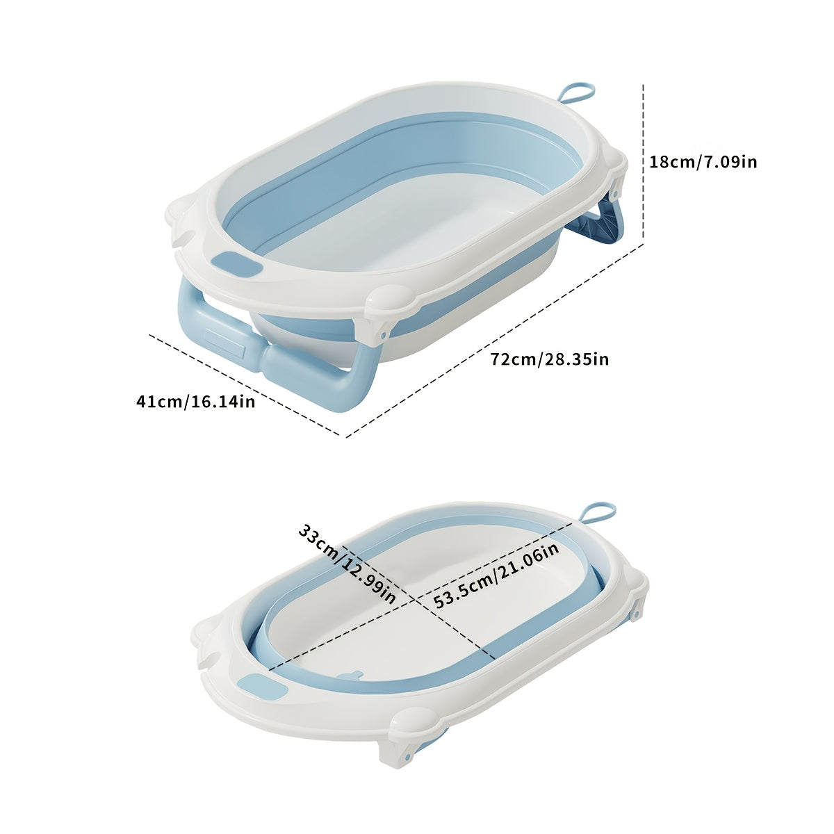 Portable Infant Bathtub with Breathable Cushion and Dual-Function Wash Basin Toddler Bath Seat