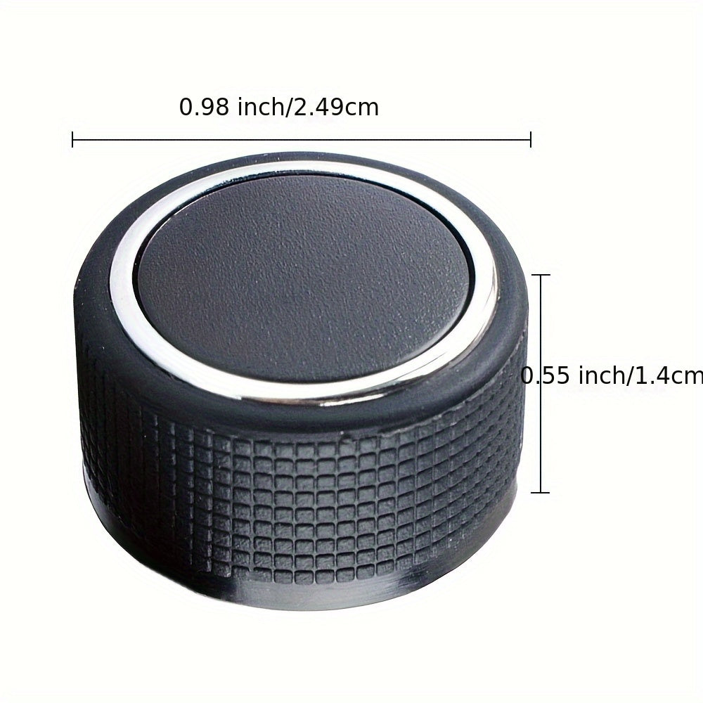 Rear Control Knob Replacement for SUV Volume Adjustment Silver 1 Pack