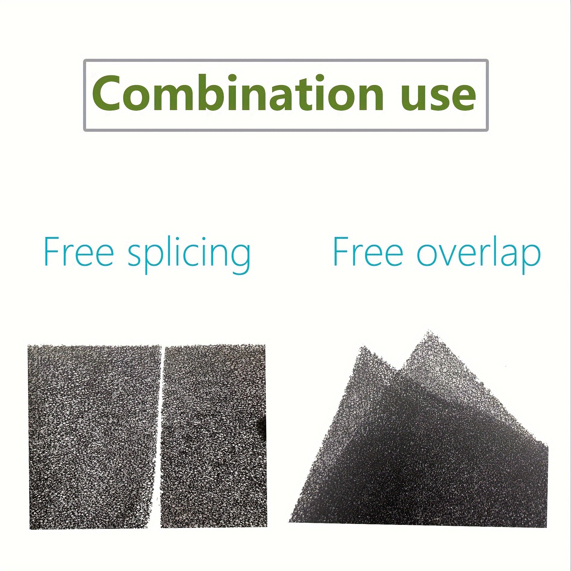 2 dona Ultra-ozin Polyuretan ko'pik havo filtri uchun qurilmalar, ventilyatorlar, dinamiklar, changyutgichlar