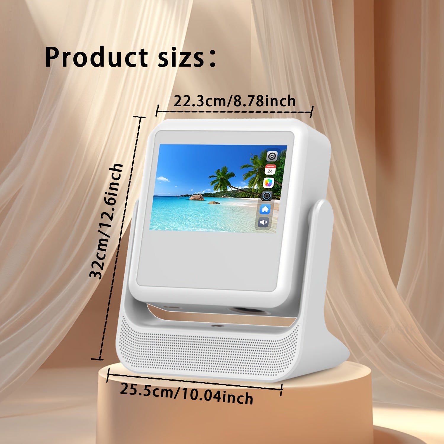 Proyector portátil Full HD 1080P con enfoque automático compatible con Wi-Fi para oficina en casa