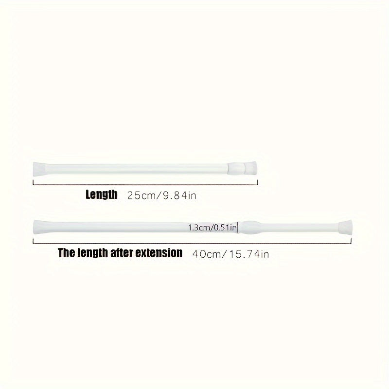 Adjustable Telescopic Spring Rod for Door Window Bathroom Clothes Drying